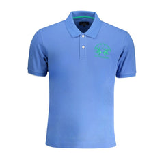 La Martina Light Blue Cotton Men Polo Shirt -   -  La Martina.