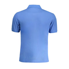La Martina Light Blue Cotton Men Polo Shirt -   -  La Martina.