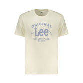 Lee Beige Cotton Men T-Shirt -   -  Lee.