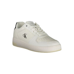 Calvin Klein White Leather Women Sneaker -   -  Calvin Klein.