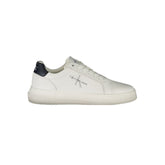 Calvin Klein White Leather Men Sneaker -   -  Calvin Klein.