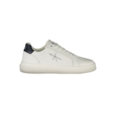Calvin Klein White Leather Men Sneaker -   -  Calvin Klein.