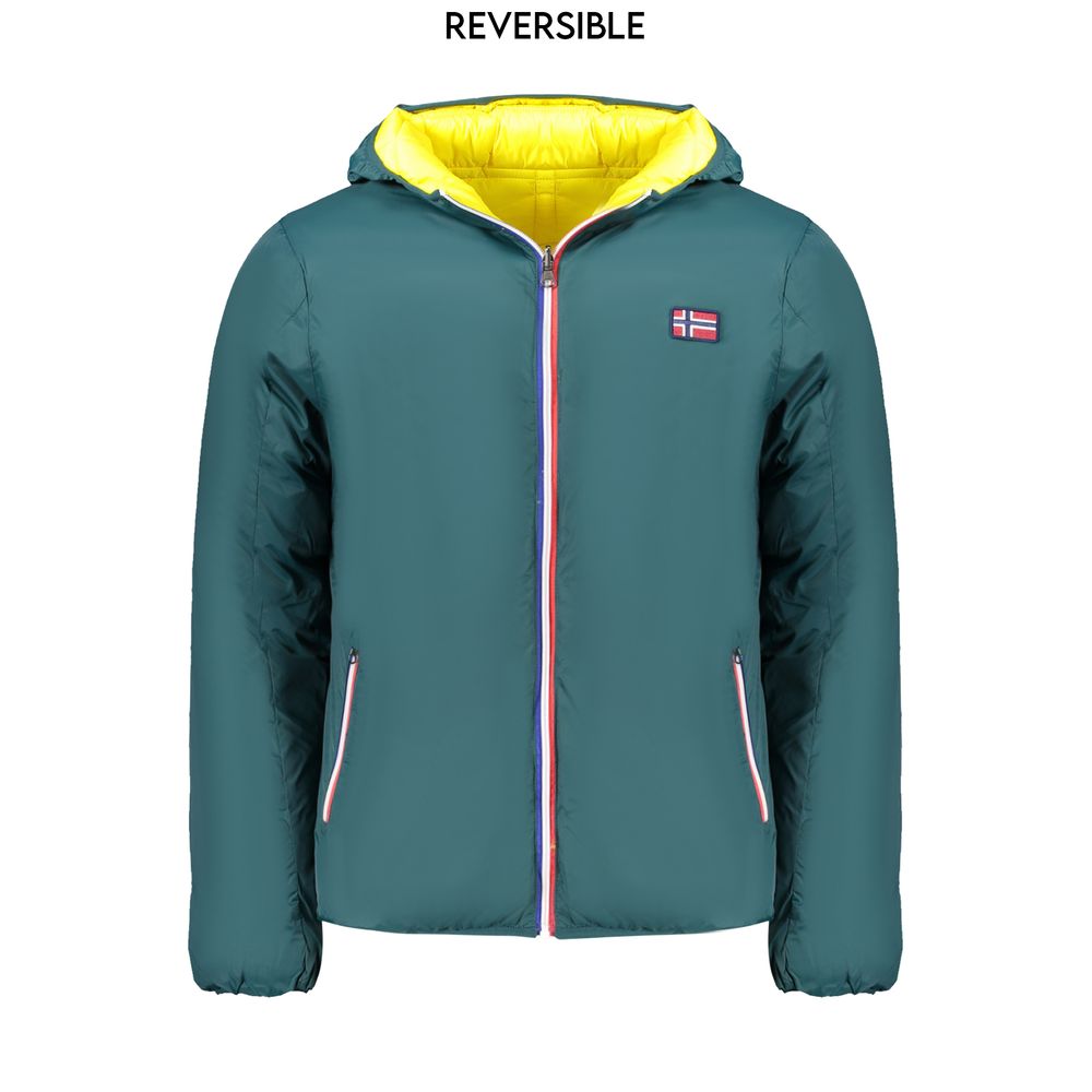 Norway 1963 Green Polyamide Men Reversible Jacket -   -  Norway 1963.