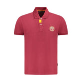 Napapijri Red Cotton Men Polo Shirt -   -  Napapijri.