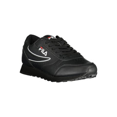 Fila Sleek Black Lace-Up Sport Sneakers -   -  Fila.