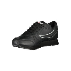 Fila Sleek Black Lace-Up Sport Sneakers -   -  Fila.