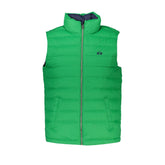 La Martina Sleek Sleeveless Green Jacket with Embroidery -   -  La Martina.