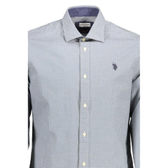 U.S. POLO ASSN. Light Blue Cotton Men Shirt -   -  U.S. POLO ASSN..