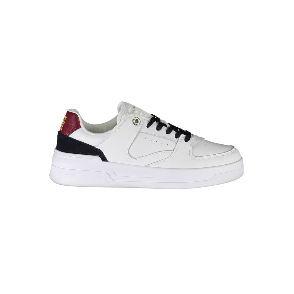 Tommy Hilfiger White Leather Women Sneaker -   -  Tommy Hilfiger.