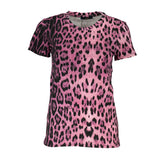 Cavalli Class Pink Cotton Women T-Shirt -   -  Cavalli Class.