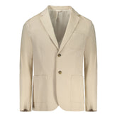 Guess Jeans Beige Cotton Jacket -   -  Guess Jeans.