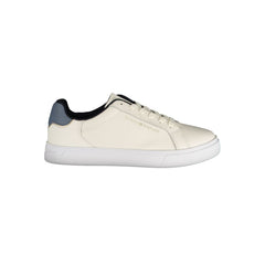Tommy Hilfiger Beige Leather Women Sneaker -   -  Tommy Hilfiger.