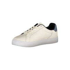 Tommy Hilfiger Beige Leather Women Sneaker -   -  Tommy Hilfiger.