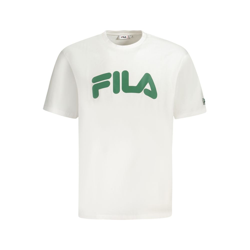 Fila White Cotton Men T-Shirt -   -  Fila.