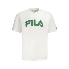 Fila White Cotton Men T-Shirt -   -  Fila.