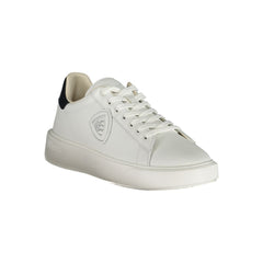 Blauer White Polyethylene Men Sneaker -   -  Blauer.