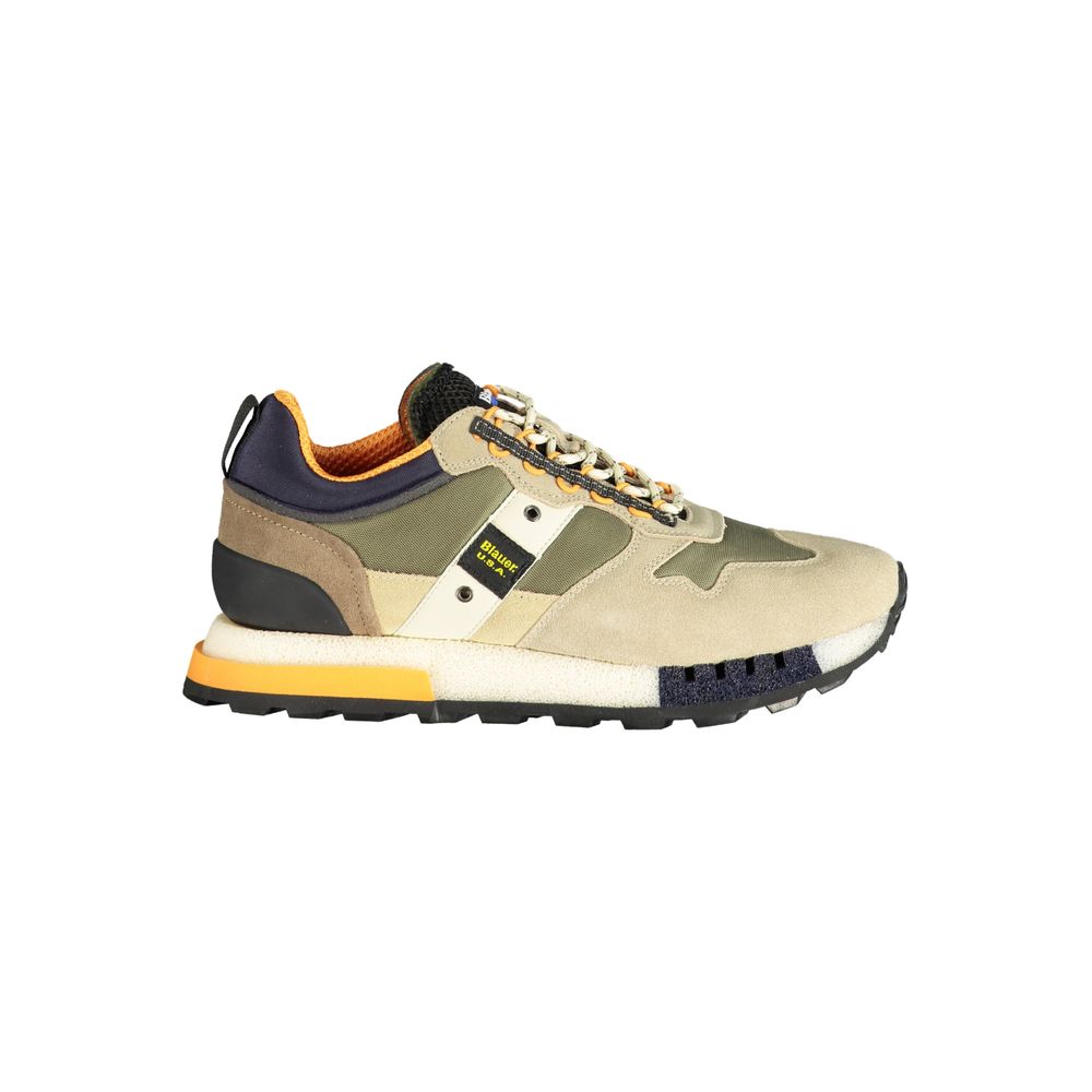 Blauer Green Polyethylene Men Sneaker -   -  Blauer.