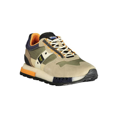Blauer Green Polyethylene Men Sneaker -   -  Blauer.