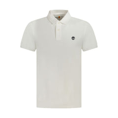 Timberland White Cotton Men Polo Shirt - - Timberland.