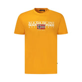 Napapijri Orange Organic Cotton Men T-Shirt -   -  Napapijri.