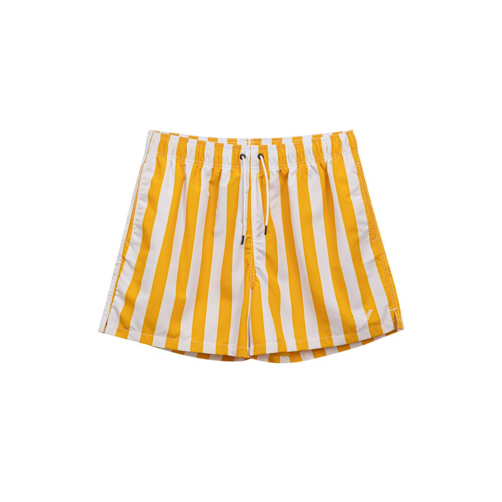Emporio Armani Yellow Polyester Swim Short -   -  Emporio Armani.