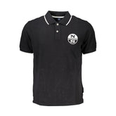 North Sails Black Cotton Polo Shirt -   -  North Sails.