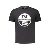 North Sails Black Cotton Men T-Shirt -   -  North Sails.