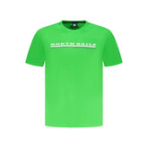 North Sails Green Cotton Men T-Shirt -   -  North Sails.