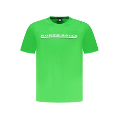 North Sails Green Cotton Men T-Shirt -   -  North Sails.