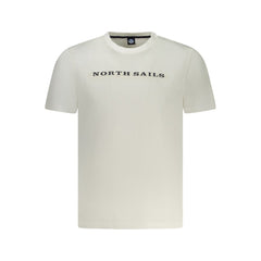 North Sails White Cotton Men T-Shirt -   -  North Sails.