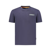 Napapijri Blue Cotton Men T-Shirt -   -  Napapijri.