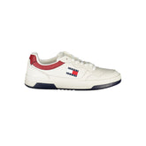 Tommy Hilfiger White Leather Men Sneaker -   -  Tommy Hilfiger.