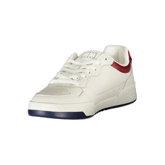 Tommy Hilfiger White Leather Men Sneaker - - Tommy Hilfiger.