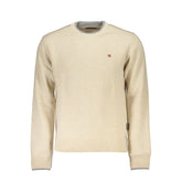 Napapijri Beige Fabric Men Sweater -   -  Napapijri.
