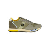 Blauer Green Leather Men Sneaker -   -  Blauer.