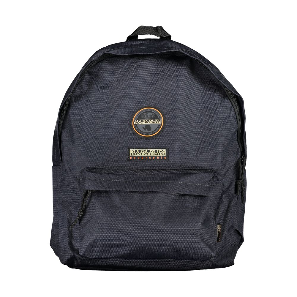 Napapijri Blue Cotton Men Backpack -   -  Napapijri.