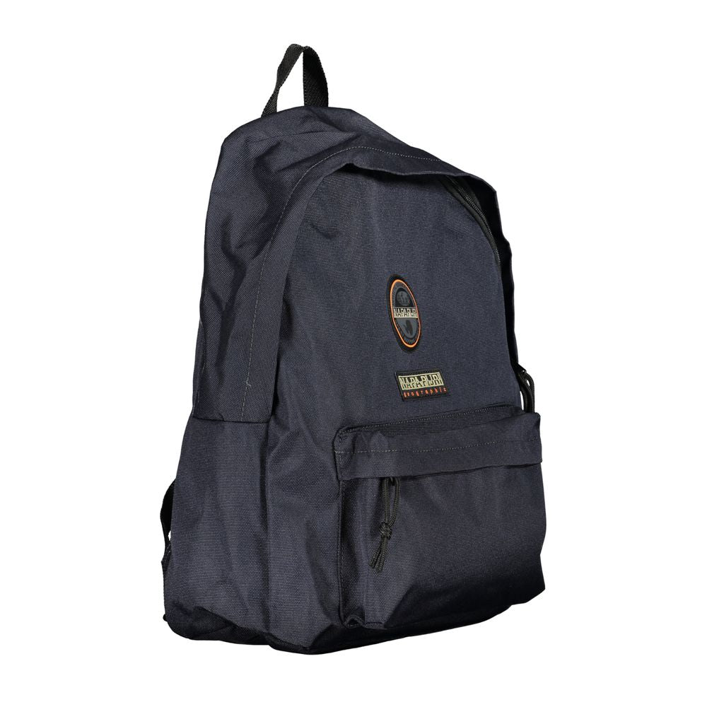 Napapijri Blue Cotton Men Backpack -   -  Napapijri. Napapijri Blue Cotton Men Backpack -   -  Napapijri.