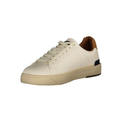 Blauer White Leather Men Sneaker -   -  Blauer.
