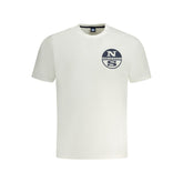 North Sails White Cotton Men T-Shirt -   -  North Sails.
