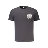 North Sails Black Cotton Men T-Shirt -   -  North Sails.