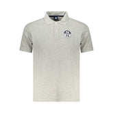 North Sails Gray Cotton Men Polo Shirt -   -  North Sails.