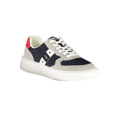 Blauer Blue Leather Men Sneaker -   -  Blauer.