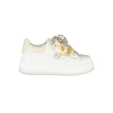Laura Biagiotti White Polyester Women Sneaker -   -  Laura Biagiotti.