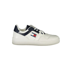 Tommy Hilfiger Blue Leather Men Sneaker - - Tommy Hilfiger.