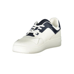 Tommy Hilfiger Blue Leather Men Sneaker - - Tommy Hilfiger.