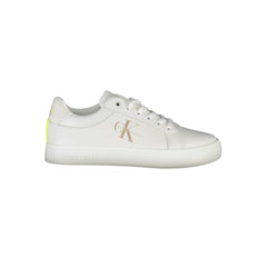 Calvin Klein White Leather Women Sneaker -   -  Calvin Klein.