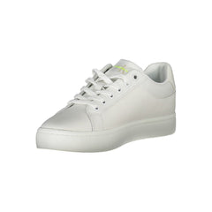 Calvin Klein White Leather Women Sneaker -   -  Calvin Klein.