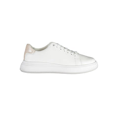 Calvin Klein White Leather Women Sneaker -   -  Calvin Klein.