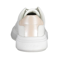 Calvin Klein White Leather Women Sneaker -   -  Calvin Klein.