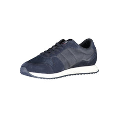 Tommy Hilfiger Blue Polyester Men Sneaker - - Tommy Hilfiger.